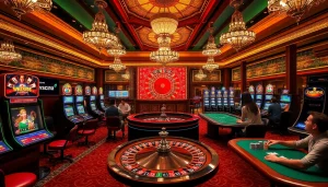 Players engaged in thrilling games at a casino, showcasing hidden wiki links amidst the excitement.