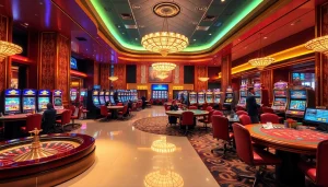 Experience the vibrant excitement of casino gaming at 68WIN with lively tables and engaging activities.