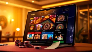 Engaging online gaming interface at https://mmoo.ad/ featuring luxurious casino options and vibrant graphics.