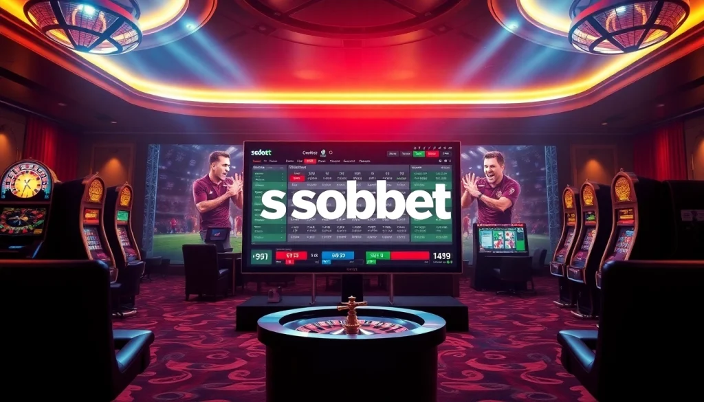 Experience sbobet's top sportsbook interface with dynamic betting elements and luxurious design.