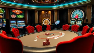 Experience thrilling gameplay at MM88 with vibrant casino tables and exciting action.