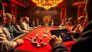 Experience thrilling moments at https://hm88.bike/ with a high-stakes poker table featured in vibrant colors.