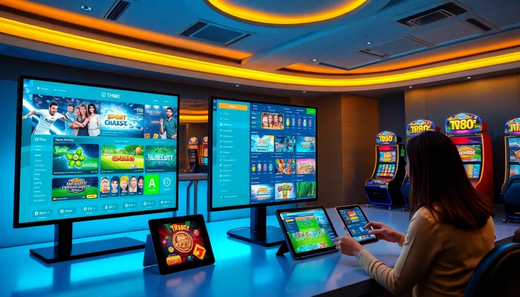 TR88 online betting platform interface showcasing fast transactions and diverse gaming options