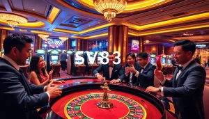 Experience the excitement of SV88 casino with vibrant gameplay and luxurious decor.