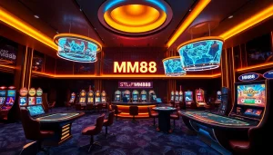 MM88 online gaming environment showcasing luxurious casino features and innovative technology.