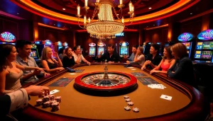 Experience high-stakes gaming excitement at https://vmax1.co/ with vibrant casino visuals and energetic atmosphere.