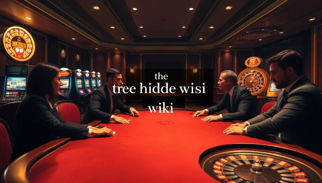 The hidden wiki showcases an upscale poker game, exuding professionalism and the thrill of high stakes gambling.