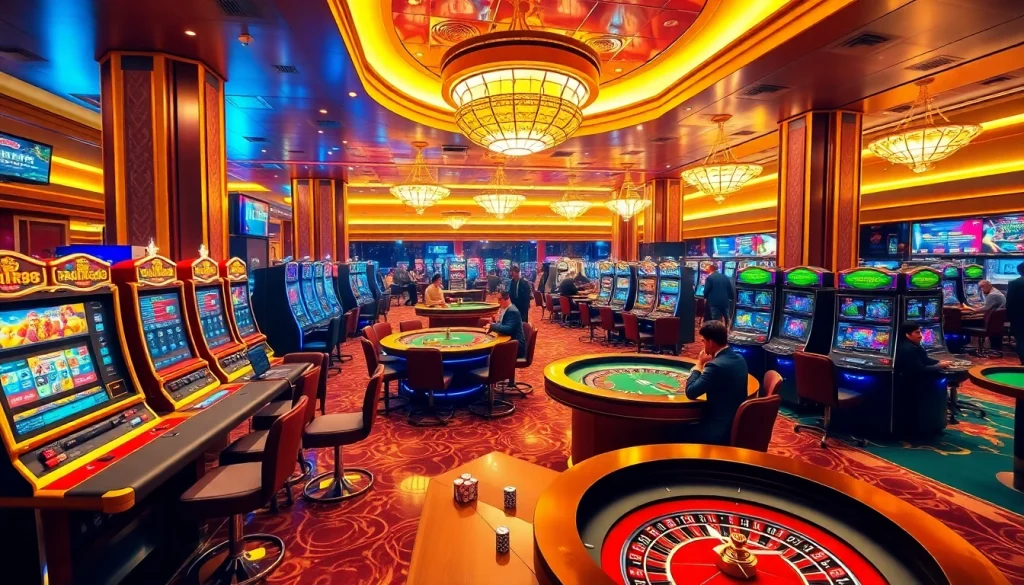 Experience thrilling gameplay with rr88 dang nhap on vibrant casino floors filled with exciting games.