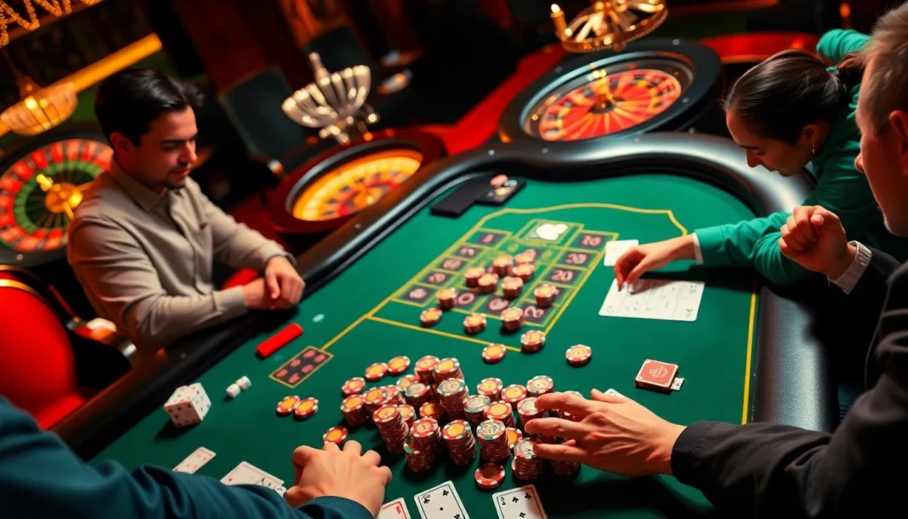 Engage in high-stakes poker action at http://789clubar.com/, highlighting thrilling table dynamics and vibrant chips.