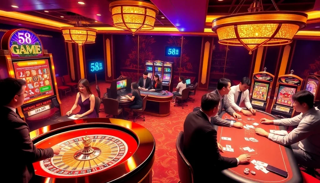 Experience the thrill of high-stakes betting at 68 Game Bài casino.