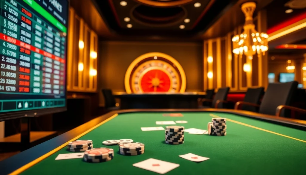 SboBet offers exciting online betting on a luxurious casino interface with cards and chips.