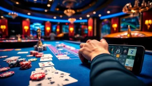 Experience thrill and excitement at https://mb66.golf/ with vibrant casino games featuring poker chips and roulette.