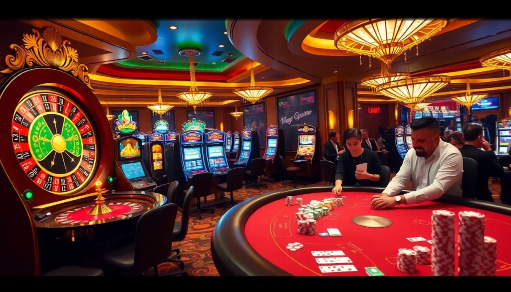 Experience thrilling casino action with 777VIP at luxurious slots and poker tables.