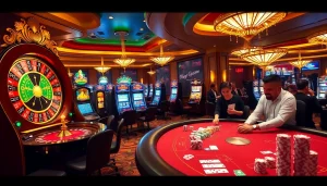 Experience thrilling casino action with 777VIP at luxurious slots and poker tables.