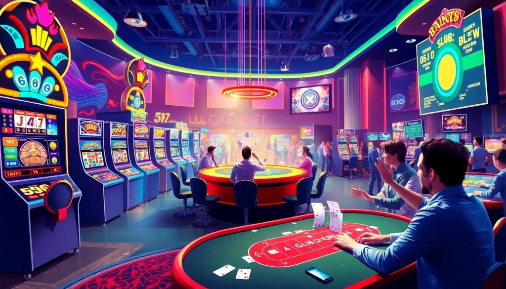 Exciting casino experience at stimmgewitter.org with vibrant games and players.