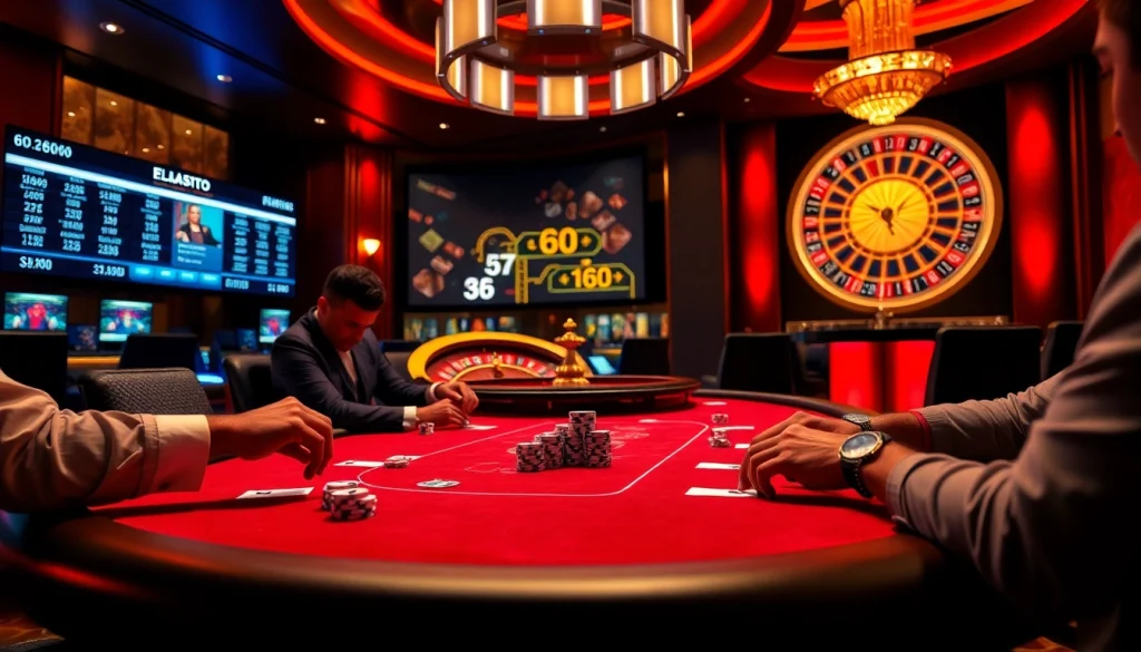 Engage in thrilling poker action at mb66.nyc with luxurious casino elements and vibrant energy.