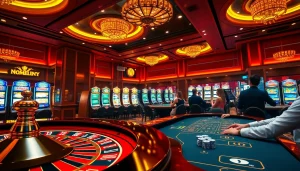 Experience thrilling gameplay at xin88 casino featuring vibrant tables and enthusiastic players.