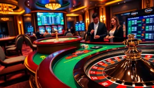 S8 Casino gamers enjoying an exciting roulette game at a luxurious online gambling table