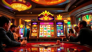 Experience the excitement of slot online games in a vibrant casino atmosphere with thrilling jackpots.