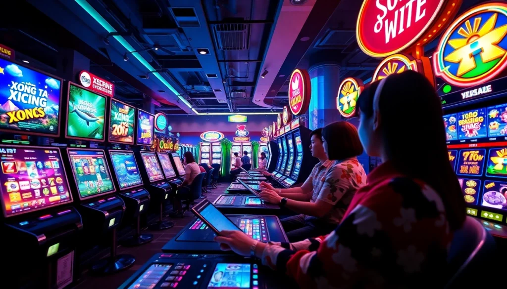 Engage in thrilling games at XOCDIA 88 with vibrant visuals and dynamic interactions.