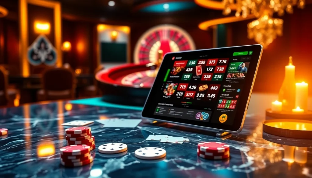 Experience the thrill of online gaming at 7upbet with vibrant casino visuals.