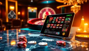 Experience the thrill of online gaming at 7upbet with vibrant casino visuals.