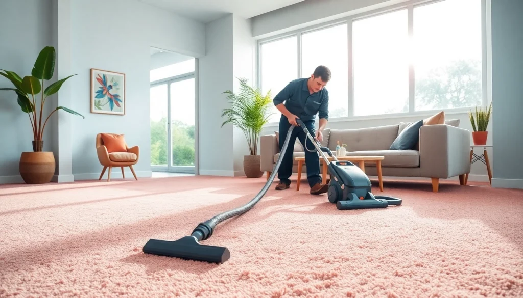 Efficient carpet cleaning roseville ca in a well-lit living room, showcasing a pristine carpet.