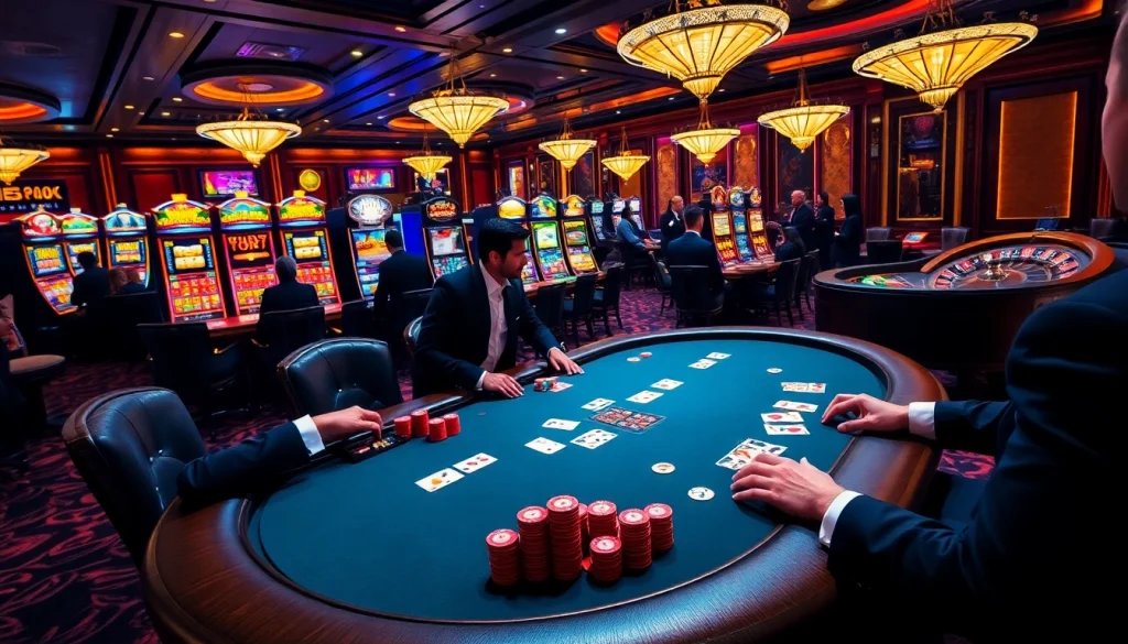 Experience the excitement of gambling at https://okwin.blog/ with vibrant poker and slot machines.