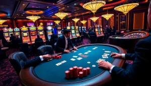 Experience the excitement of gambling at https://okwin.blog/ with vibrant poker and slot machines.