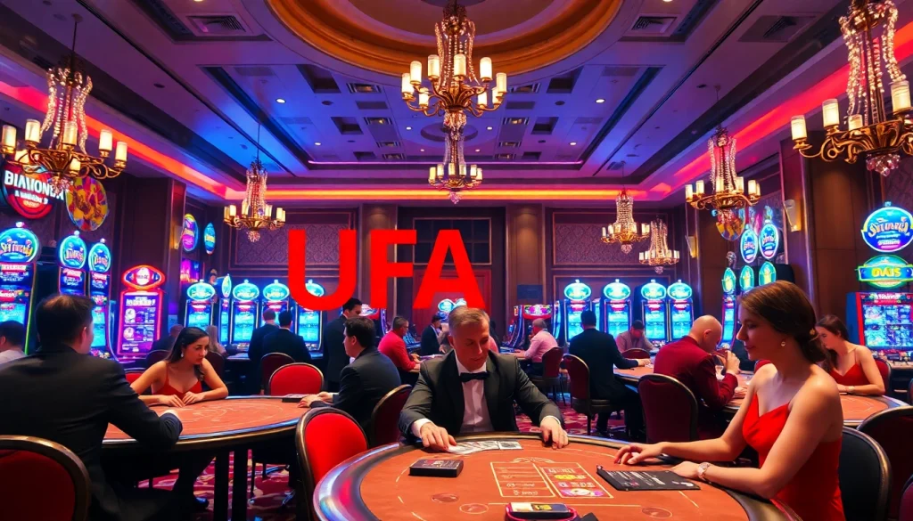 เล่นเกมคาสิโน UFA169 ในบรรยากาศหรูหราและมีชีวิตชีวา