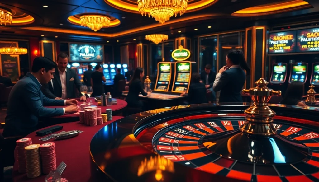 Experience thrilling gameplay with link vào bet88 at an upscale casino.