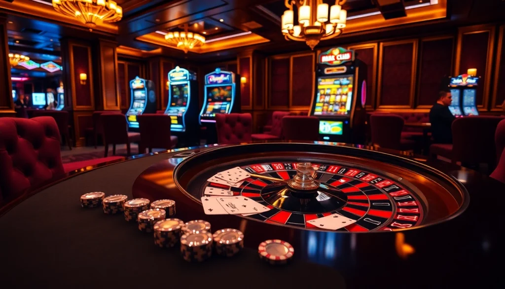 Players enjoying top-level action at 789 club casino with cards and roulette wheel.