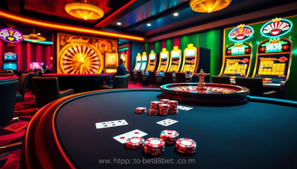 Engage in thrilling online gambling experiences at https://tobet88bet.com/ with vibrant casino setups.
