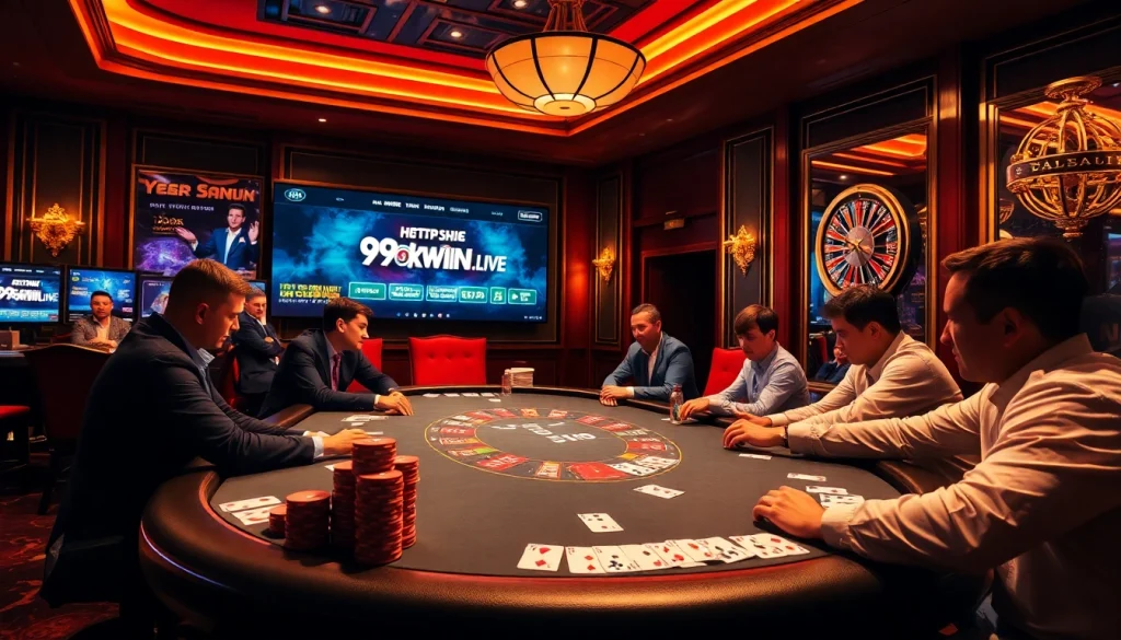 Experience the thrill of online gambling at https://99okwin.live with exciting poker tables and vibrant gameplay.