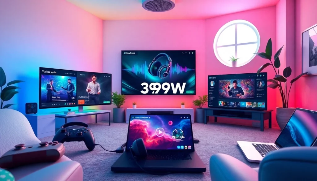 Engaging visual representation of the 399W online gaming platform featuring interactive gaming elements.