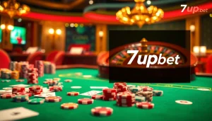 Experience thrilling gameplay at 7upbet with vibrant casino tables and engaging online gambling features.