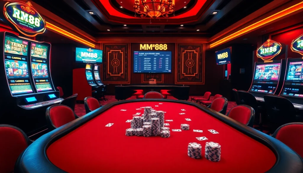 Experience the thrill of winning at mm88 with vibrant casino tables and exciting gameplay.