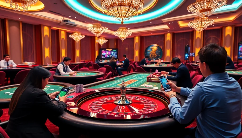 C168 homepage featuring a vibrant casino scene with live gaming tables and online gambling excitement.