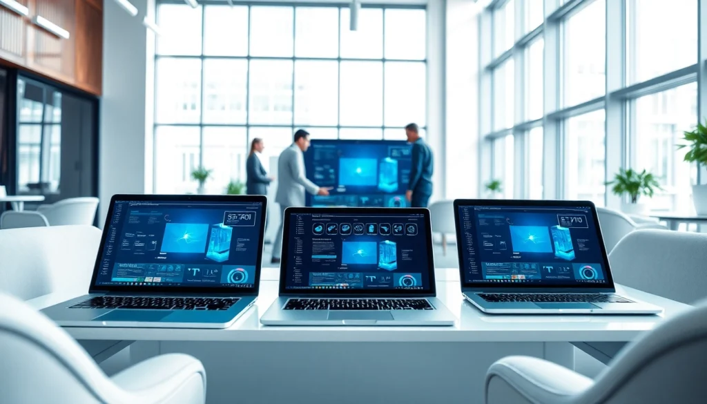 Cyberdan's innovative technology displayed in a modern digital workspace setup.