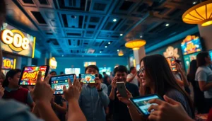 GO 88 users enjoying engaging gaming experiences in a vibrant digital environment