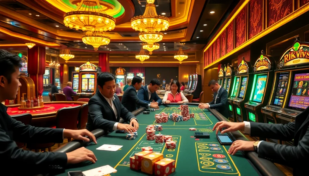 Experience the thrill of poker and high-stakes gaming at Rikvip, where excitement meets luxury.