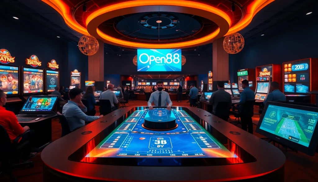 Open88 interactive online casino experience with vibrant games and engaging players