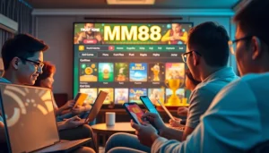MM88 online gaming platform showcasing user-friendly interface and diverse game categories.