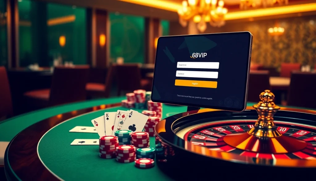 Register effortlessly at 68VIP with our guide featuring online casino elements.