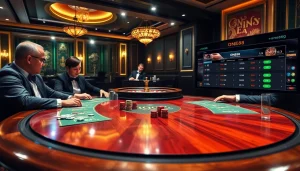 Engaging poker game scene highlighting ONE88 with vibrant chips and strategic bets.