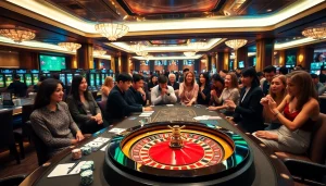 Experience the thrill of https://68vip.bio/ with vibrant casino tables and excited players.